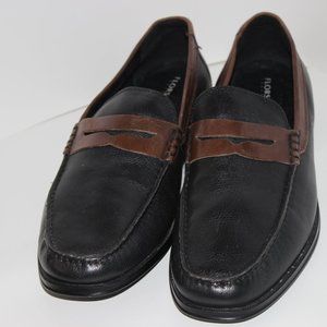 Florsheim Men Black Penny Loafers Size 11.5